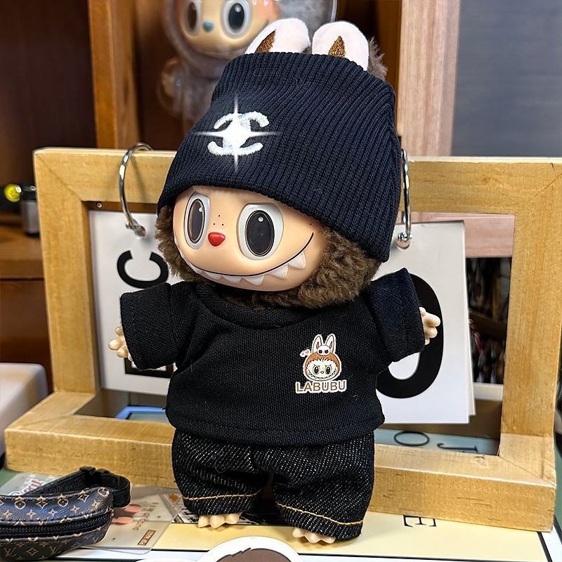 Beanie set labubu clothes