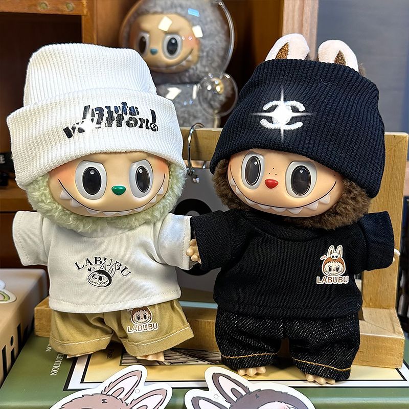 Beanie set labubu clothes