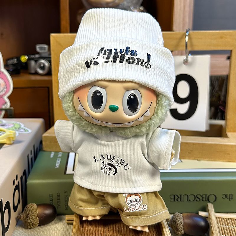 Beanie set labubu clothes