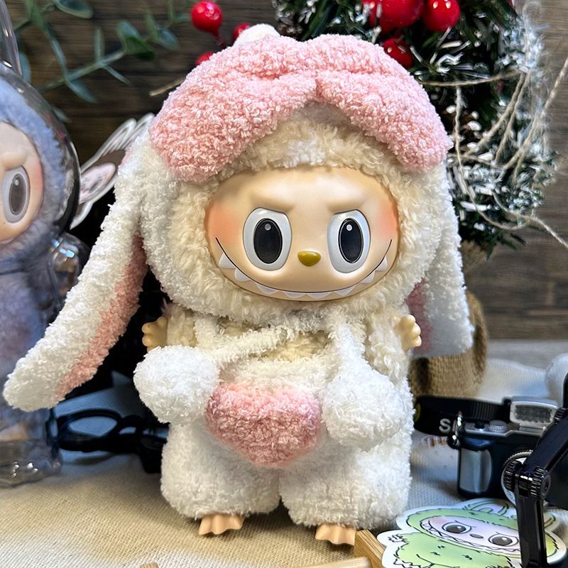 Rabbit Labubu sitting party clothes