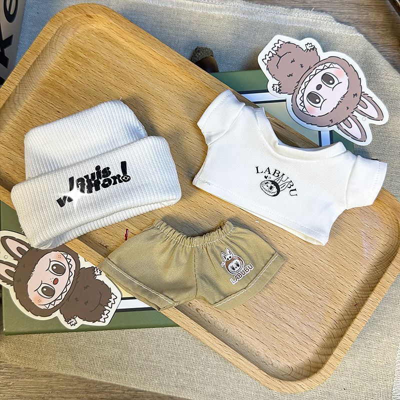 Beanie set labubu clothes