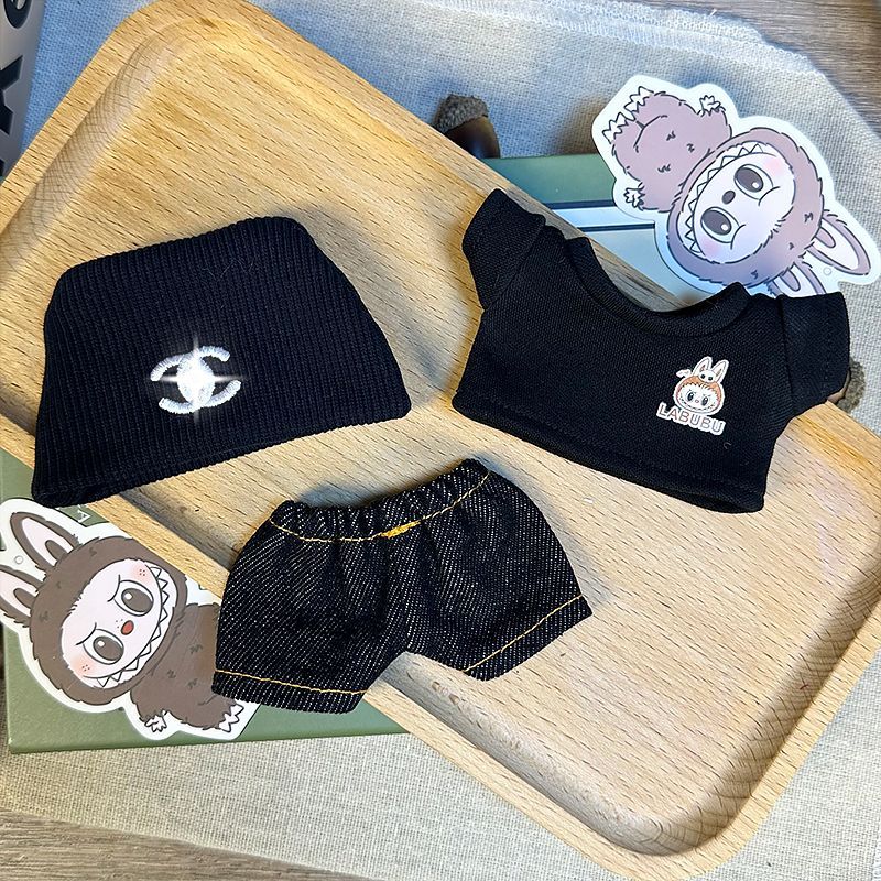 Beanie set labubu clothes