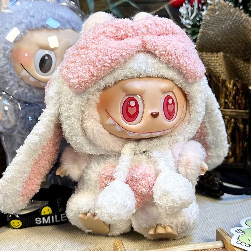 Rabbit Labubu sitting party clothes