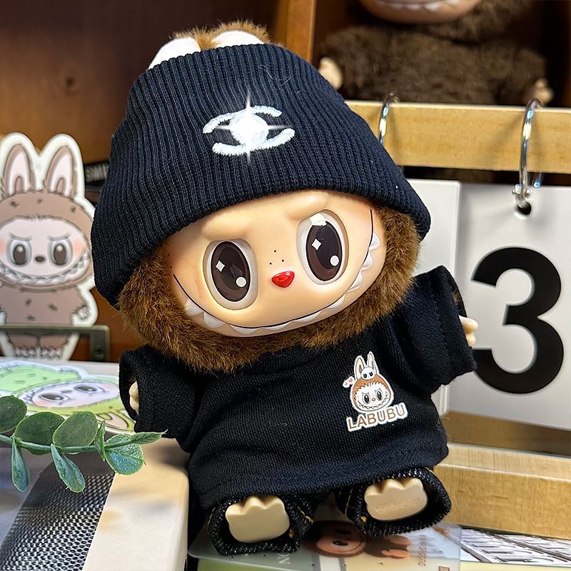 Beanie set labubu clothes