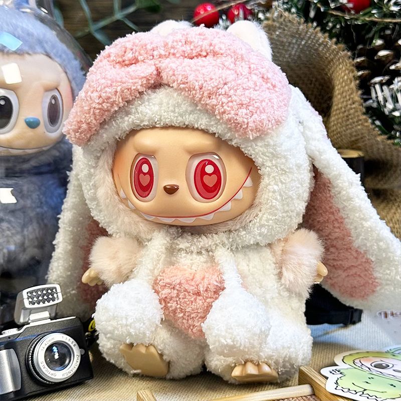 Rabbit Labubu sitting party clothes