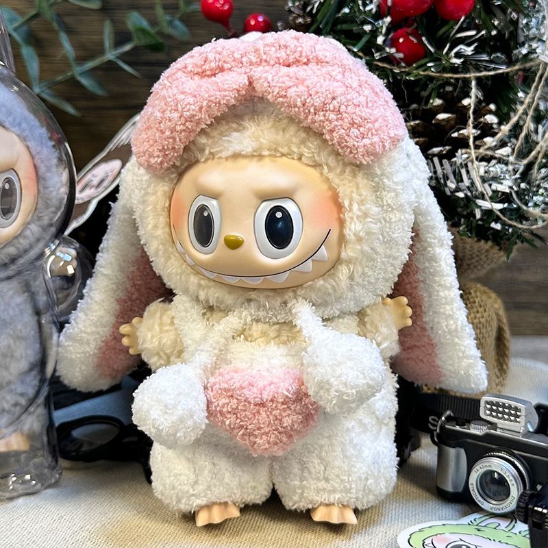 Rabbit Labubu sitting party clothes