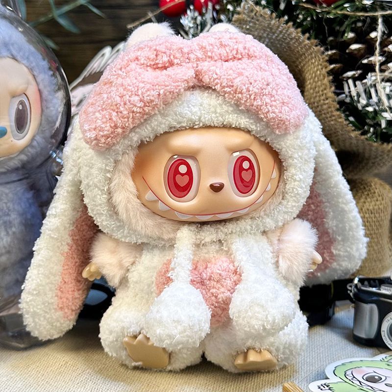 Rabbit Labubu sitting party clothes