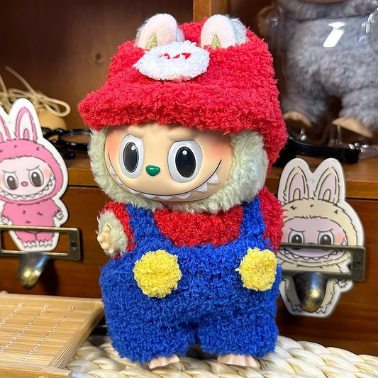 Party Mario labubu clothes
