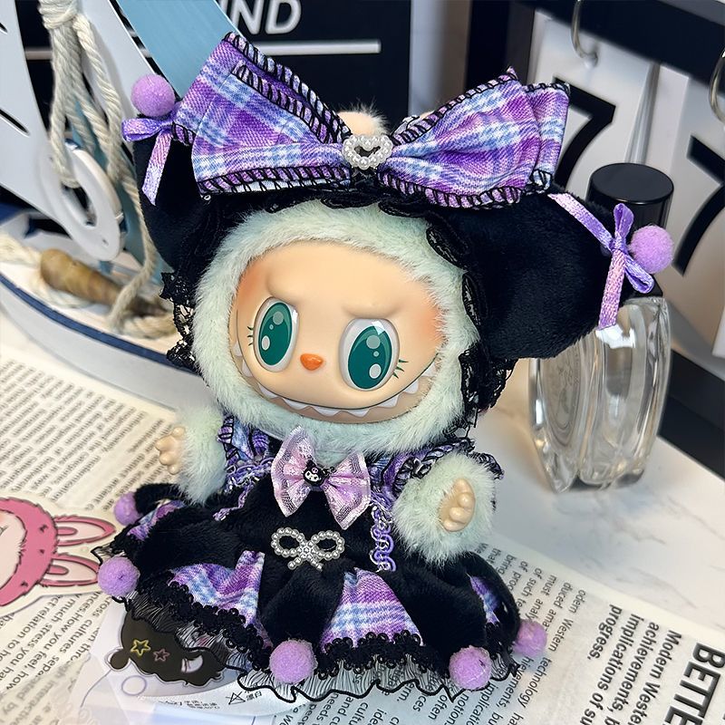 Kuromi Suit Labubu Clothes