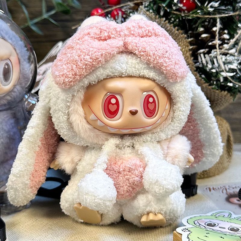 Rabbit Labubu sitting party clothes