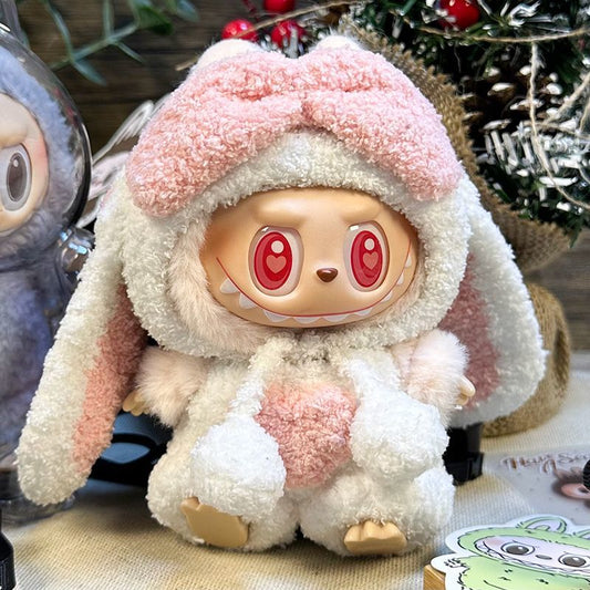 Rabbit Labubu sitting party clothes